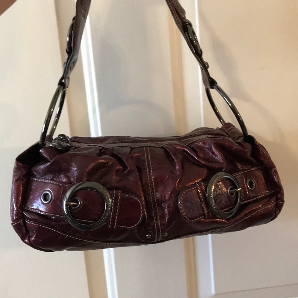 Kathy Van  Zeeland metallic handbag